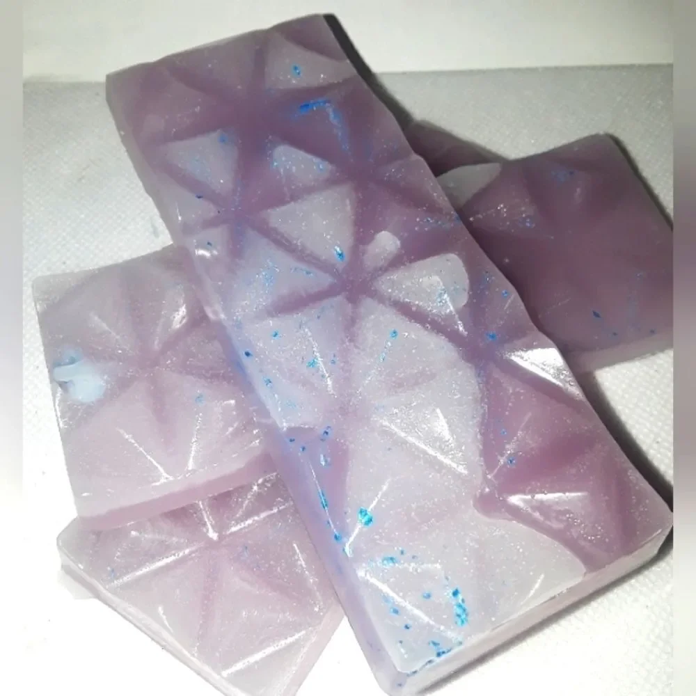 HAND crafted Stress Relief waxmelt glitter bar 1pc